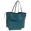 LOUIS VUITTON Epi Neverfull MM Tote Bag Cyan M40930 LV Auth 78322 - Louis Vuitton