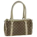 Sac à main en toile GG GUCCI Beige 130942 Auth S1577 - Gucci