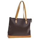 CELINE Macadam Canvas Tote Bag PVC Brown Auth yk13229 - Céline