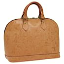 LOUIS VUITTON Bolso de Mano Alma de Cuero Nomad Beige M85000 LV Auth 79879 - Louis Vuitton