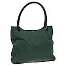 PRADA Hand Bag Nylon Green Auth 79405 - Prada