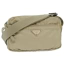 Bolso de Hombro PRADA Nylon Beige Auth mr283 - Prada