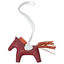 Hermes Rodeo PM Handbag Charm in Rouge Grenat - Hermès