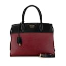 Bolso Prada Esplanade - Cuero rojo y negro