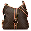 Bolso de cuero PVC para mujeres Celine Macadam Brown - Céline