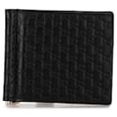 Gucci Micro Guccissima Bi-fold Wallet in Black Leather for Women