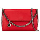 Sac à épaule Falabella Chain de Stella McCartney en rouge - Stella Mc Cartney