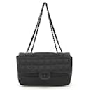 Chanel New Travel Line Shoulder Bag in Black Nylon and Leather