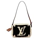 Pochette da spiaggia Teddy Monogram Louis Vuitton - Pelle crema beige marrone