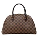 Sac à main Louis Vuitton Damier Rivera MM - Cuir PVC marron