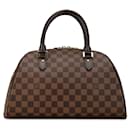 Sac à main Louis Vuitton Damier Rivera MM - Cuir PVC marron