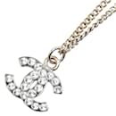 Chanel Coco Mark Rhinestone Necklace for Women