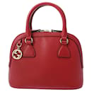 Gucci Red 449661 Women's Leather Handbag