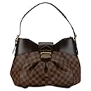 Bolsa de Ombro Louis Vuitton Damier Sistine MM - Couro PVC Marrom