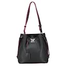 Louis Vuitton Rock Me Bucket Shoulder Bag Tote M54677 - Black Leather