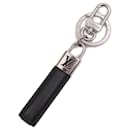 Louis Vuitton Dragonne LV Padlock Keychain - Black Leather & Metal