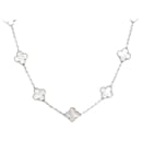 Collier Van Cleef & Arpels Alhambra 10 Motifs en or blanc 18K