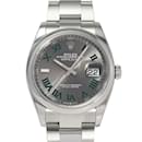 Rolex Datejust 36 126200 Slate Green Roman Dial Wristwatch for Men