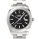 Rolex Datejust 41 126300 Bright Black Bar Dial Men's Wristwatch