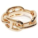 Hermes Pink Gold Metal Scarf Ring for Women - Hermès