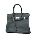 Sac à main Hermes Birkin 30 W en cuir Epsom gravé - Hermès