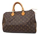 Sac à main Louis Vuitton Monogram Speedy 35 - Marron