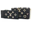 Louis Vuitton Monogram Empreinte Bicolor Pochette Felicie Shoulder Wallet