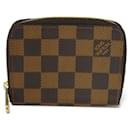 Louis Vuitton Damier Ebene Coin Purse Zippy Wallet