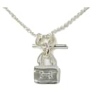 Hermes Silver Amulet Necklace for Women - Hermès