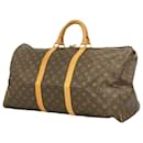 Louis Vuitton Monogram Keepall 55 Boston Bag