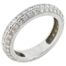 Cartier Pave Diamond Band Ring in Platinum 950 for Women