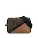 Bolsa de Ombro Diagonal Fendi Zucca