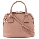 Sac à main Gucci Interlocking G en cuir rose