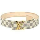 Cinto de lona Damier Azur da Louis Vuitton