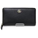 Gucci Double G Leather Zip Around Wallet