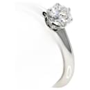 Tiffany Solitaire Diamond Knife Edge Ring - Tiffany & Co