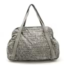 Bolso Tote Chanel Unlimited en nailon plateado