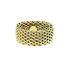 Anel de malha Tiffany Somerset em ouro amarelo - Tiffany & Co