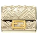 Portefeuille compact Fendi Zucca