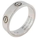 Bague en or blanc K18WG Cartier Love