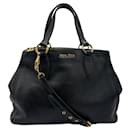 Miu Miu Black Leather Shoulder Bag