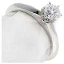 Tiffany Solitaire Diamond Knife Edge Ring - Tiffany & Co