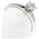 Tiffany Solitaire Diamond Knife Edge Ring - Tiffany & Co