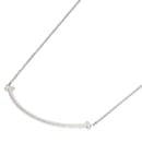 Tiffany T Smile Small Necklace in 18K White Gold - Tiffany & Co