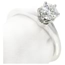 Bague en diamant solitaire Tiffany à bord tranchant - Tiffany & Co