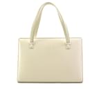 Loewe Off-White Leather Handbag