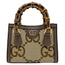 Bolso Gucci Brown GG Diana Tote