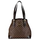 Bolsa Tote Hampstead GM Damier Ebene Louis Vuitton marrom