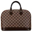 Borsa Louis Vuitton Damier Ebene Alma PM marrone