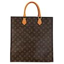 Sac Plat Tote Bag Monogram Louis Vuitton marron